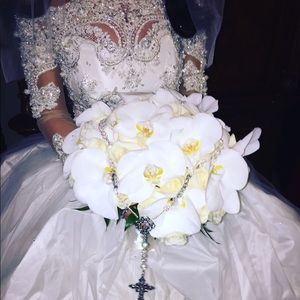 Wedding dress by designer Katerina Bocci.